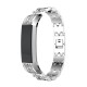 Metal Crystal Watch Band Luxury Stainless Steel Strap Replacement for Fitbit Alta HR and Fitbit Alta