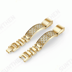 Rhinestone Watch Band Adjustable Stainless Steel Strap Replacement for Fitbit Alta and Alta HR Rhinestone Watch Band Adjustable Stainless Steel Strap Replacement for Fitbit Alta and Alta HR