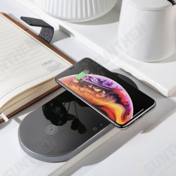 2 in 1 Wireless Charging 55℃ Constant Temperature Cup Heating Mat Electric Tea Warmer 2 in 1 Wireless Charging 55℃ Constant Temperature Cup Heating Mat Electric Tea Warmer