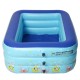 1-4 Persons Inflatable Swimming Pool Outdoor Summer Inflatable Pool Air Pump for Children Adult