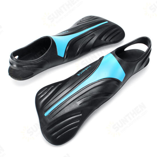 1 Pair Diving Train Foot Flippers Swimming Snorkelling Frog Shoes For Adult Kids Children