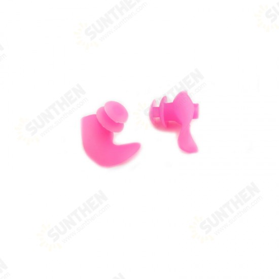 1 Pair Swimming Earplugs Professional Waterproof Silicone Ear Plugs Diving Swimming Surfing for Adult Kids