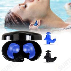 1 Pair Swimming Earplugs Waterproof Reusable Silicone Ear Plugs Showering Bathing Surfing Snorkeling for Adults 1 Pair Swimming Earplugs Waterproof Reusable Silicone Ear Plugs Showering Bathing Surfing Snorkeling for Adults