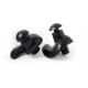 1 Pair Swimming Earplugs Waterproof Reusable Silicone Ear Plugs Showering Bathing Surfing Snorkeling for Adults