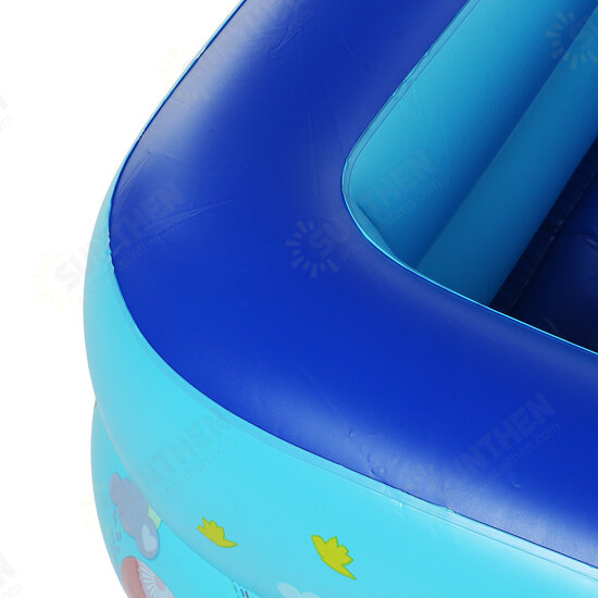 120/130/150CM Inflatable Swimming Pool Kids Adult Summer Bathtub PVC Family Water Toy