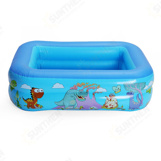 120/130/150cm Inflatable Swimming Pool Family Bathing Tub Playing Pool Outdoor Indoor Garden