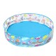 122x25CM Round Foldable Children Swimming Pool Non-inflatable Summer Outdoor Garden Backyard Kids Bath Tub