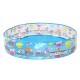 122x25CM Round Foldable Children Swimming Pool Non-inflatable Summer Outdoor Garden Backyard Kids Bath Tub