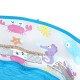 122x25CM Round Foldable Children Swimming Pool Non-inflatable Summer Outdoor Garden Backyard Kids Bath Tub