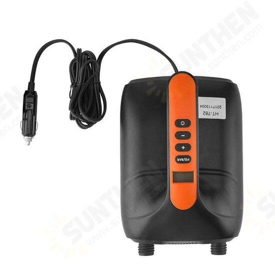 12V 20PSI SUP Electric SUP Inflatable Air Pump Compressor Lightweight Outdoor Water Sports Surfing Stand Up Paddle Board Boat Portable Air Pump Inflator Suit