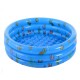 130/150CM Swimming Pool Children's Baby Paddling Pool Round Bubble Bottom Inflatable Pool with Air Pump Toddler Games Kids Pool