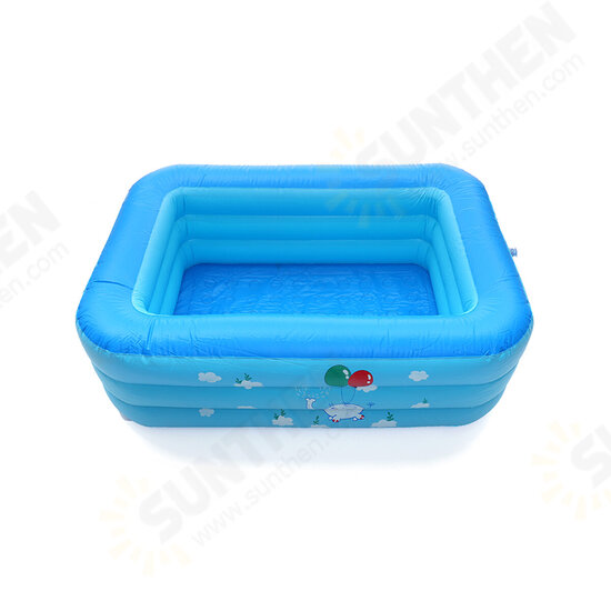 130CM/150CM Inflatable Swimming Pool Outdoor Summer Family Bathing Pool Kids Fun Play Water Pool