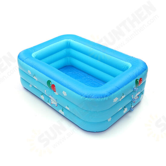 130CM/150CM Inflatable Swimming Pool Outdoor Summer Family Bathing Pool Kids Fun Play Water Pool