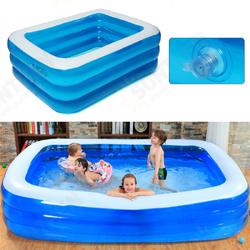 1~3Persons 188cm*142cm*68cm Three-Layer Inflatable Pool Summer Swimming Garden Outdoor Inflatable Swimming Pool For Children Adult 1~3Persons 188cm*142cm*68cm Three-Layer Inflatable Pool Summer Swimming Garden Outdoor Inflatable Swimming Pool For Children Adult