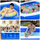 1~3Persons 188cm*142cm*68cm Three-Layer Inflatable Pool Summer Swimming Garden Outdoor Inflatable Swimming Pool For Children Adult