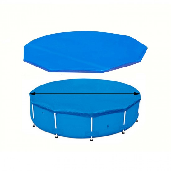 15ft Inflatable Swimming Pool Protective Cover Dustproof Protection Mat For Outdoor Backyard Garden