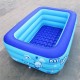 180cm Thicken Inflatable Swimming Pool Rectangle Baby Children Square Bathing Tub 3 Layer Pool Summer Water Fun Play Toy