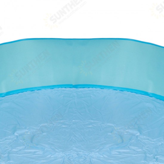 183/244cm Round Swimming Pool Home Use Garden Paddling Pool Non-inflatable Children Bathing Tub Kids Family Water Toy