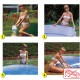 183/244cm Round Swimming Pool Home Use Garden Paddling Pool Non-inflatable Children Bathing Tub Kids Family Water Toy