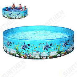 183/244x38cm No Need Inflatable Swimming Pool Summer Holiday Children Paddling Pools Beach Family Game Pool 183/244x38cm No Need Inflatable Swimming Pool Summer Holiday Children Paddling Pools Beach Family Game Pool