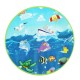 1cm Thick Dia 80/100/120cm Baby Crawling Play Mat Educational Alphabet Game Rug For Children Puzzle Activity Gym Carpet Eva Foam Kid Toy Floor Mat