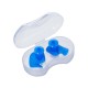 2 Pairs Kids Upgraded Silicone Swimming EarPlugs Waterproof Reusable Silicone Ear Plugs for Swimming Showering Surfing Snorkeling and Other Water Sports