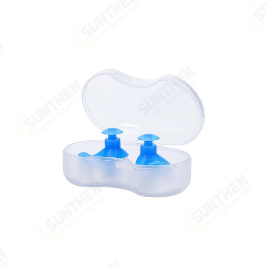 2 Pairs Kids Upgraded Silicone Swimming EarPlugs Waterproof Reusable Silicone Ear Plugs for Swimming Showering Surfing Snorkeling and Other Water Sports