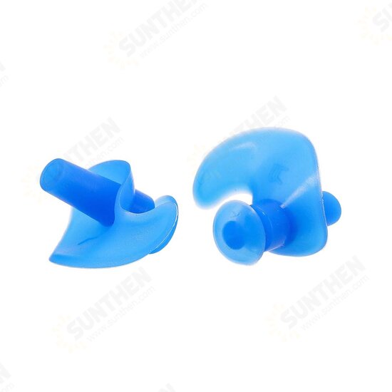 2 Pairs Kids Upgraded Silicone Swimming EarPlugs Waterproof Reusable Silicone Ear Plugs for Swimming Showering Surfing Snorkeling and Other Water Sports