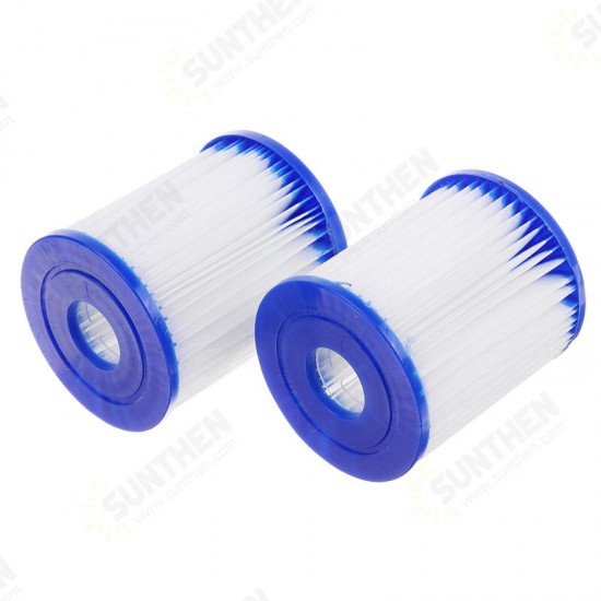 2 Pcs Swimming Pool Filter Replacement Cartridge Spa Hot Tubs Water Filter