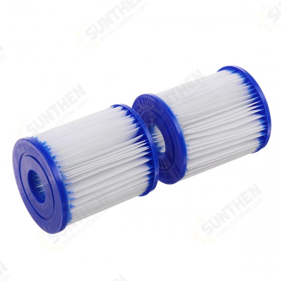 2 Pcs Swimming Pool Filter Replacement Cartridge Spa Hot Tubs Water Filter