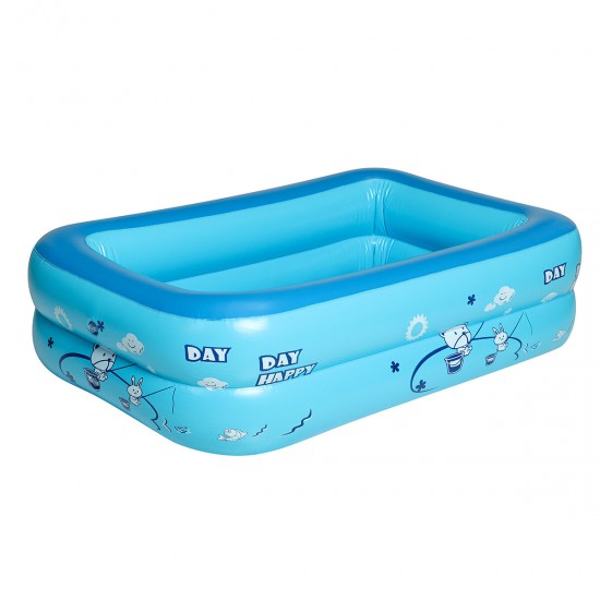 2/3 Layer Swimming Pool Family Inflatable Bath Pool Kids Paddling Pools Outdoor Garden