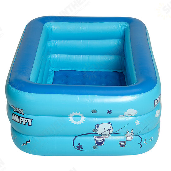 2/3 Layer Swimming Pool Family Inflatable Bath Pool Kids Paddling Pools Outdoor Garden