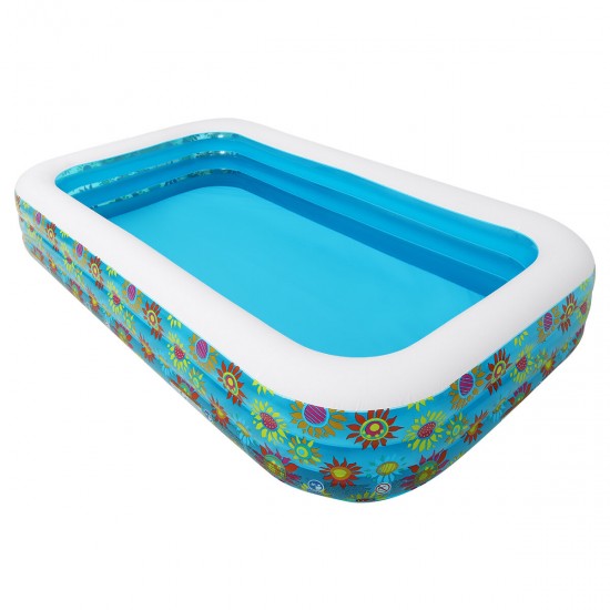 290 x 175CM Inflatable Swimming Pool Children Adults Summer Bathing Tub Baby Home Use Inflatable Paddling Pool