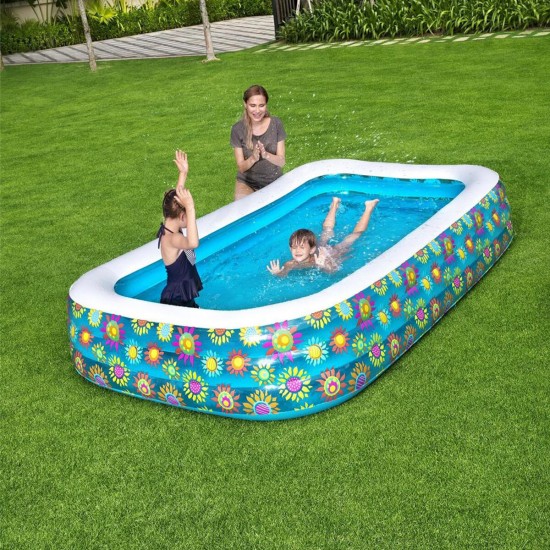 290 x 175CM Inflatable Swimming Pool Children Adults Summer Bathing Tub Baby Home Use Inflatable Paddling Pool