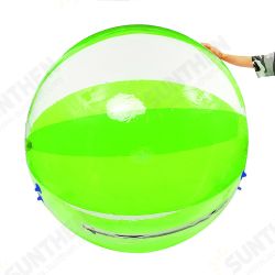 2M/6.6ft Inflatable Float PVC Ball Soft Water Walking Ball With Zipper Swimming Pool Rolling Dance Ball Water Play Toys Kids Adult Green 2M/6.6ft Inflatable Float PVC Ball Soft Water Walking Ball With Zipper Swimming Pool Rolling Dance Ball Water Play Toys Kids Adult Green