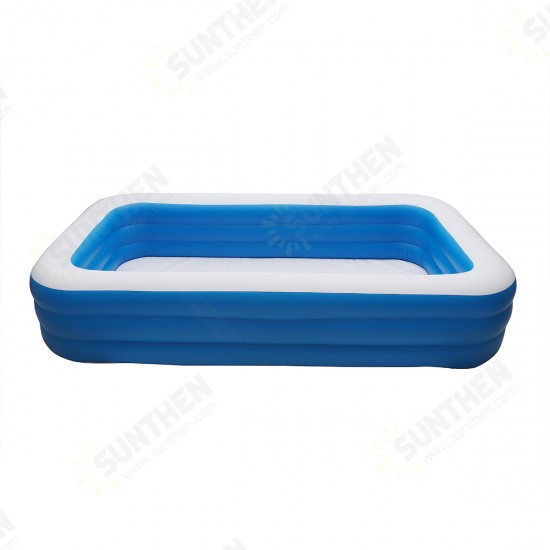 3/4 Layers Inflatable Swimming Pool Home Camping Garden Ground Pool