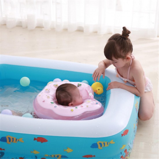 45.3x33.8x13.8'' Inflatable Swimming Pool Family Play Center Swim Baby Kids Child Backyard Garden