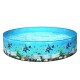 4ft-8ft Family Swimming Pool Garden Outdoor Summer Kids Paddling Pools No Inflation Pool