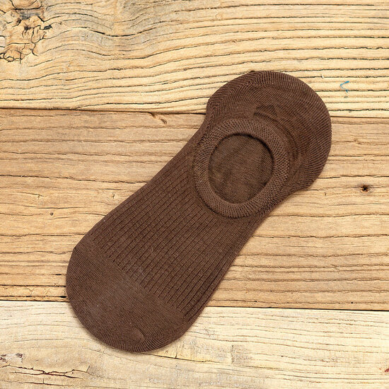 5 Pairs Men Women Cotton Socks No-show Low Cut Socks Silicone Anti-slip Boys Girls Boat Socks