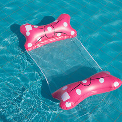 53x28inch Inflatable Floating Water Hammock PVC Swimming Pool Lounge Bed Chair 53x28inch Inflatable Floating Water Hammock PVC Swimming Pool Lounge Bed Chair
