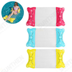 53x28inch Inflatable Floating Water Hammock PVC Swimming Pool Lounge Bed Chair 53x28inch Inflatable Floating Water Hammock PVC Swimming Pool Lounge Bed Chair