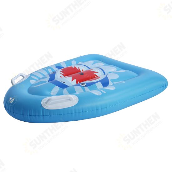 56x78x13cm Kids Inflatable PVC Shark Boat Pool Float Swimming Ring Swimming Pool Floats Rings Swim Circle