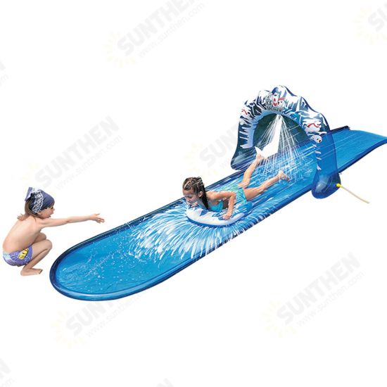 5X1.2m Giant Surf Water Slip Slide Fun Lawn Surf Water Slides Mat Pools For Kids Summer PVC Games Center Backyard Outdoor Children Adult Toys