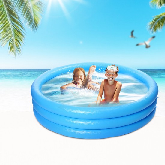 66x15.7inch 481L Inflatable Swimming Pool Summer Holiday Children Paddling Pools Beach Family Game Water Fun Play