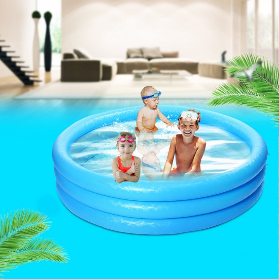 66x15.7inch 481L Inflatable Swimming Pool Summer Holiday Children Paddling Pools Beach Family Game Water Fun Play
