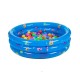 80CM 3 Ring Inflatable Round Swimming Pool Toddler Children Kids Outdoor Play Balls