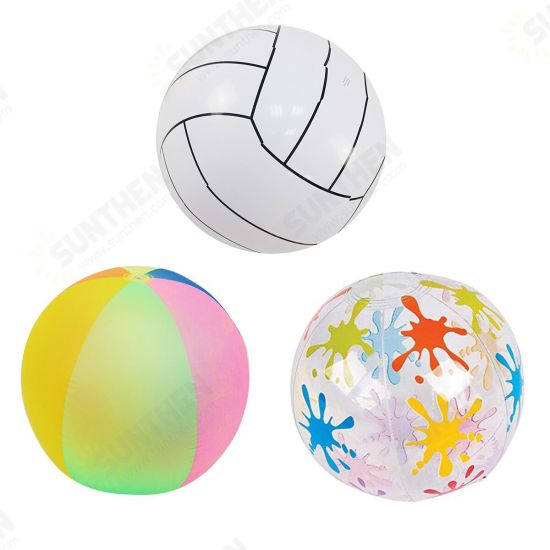 80cm Inflatable Beach Ball Adult Kids Swimming Pool Water Toys Summer Water Sport Play Ball Gift Camping Beach Travel