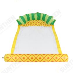 80x138CM PVC Floating Inflatable Hammock Water Lounger Foldable Pineapple Watermelon Pattern Backrest Floating Bed 80x138CM PVC Floating Inflatable Hammock Water Lounger Foldable Pineapple Watermelon Pattern Backrest Floating Bed