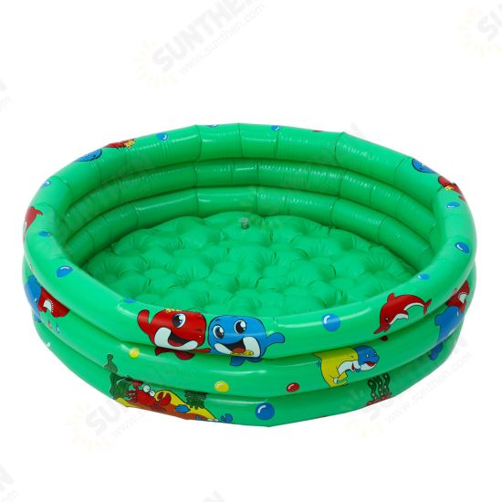 90cm Kids Baby Children Inflatable Swimming Pool 3 Layer Pool Summer Water Fun Play Toy