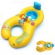 ABC Safe Inflatable Mother And Baby Swim Float Boat Raft Kid's Chair Seat Boat Play Pool Bath Swimming Float Ring